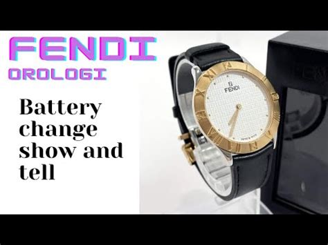 fendi selleri watch battery change|Fendi watch battery.